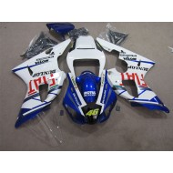 Carenado R1 1998-1999 - Azul Blanco Motul Dunlop 46