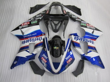 Carenado R1 2000-2001 - Negro Blanco Azul Santander