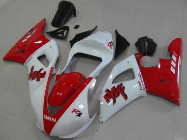 Carenado R1 2000-2001 - Rojo Blanco Carrera