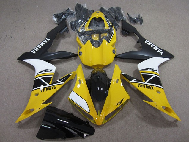 Carenado R1 2004-2006 - Amarillo Blanco Negro Carenado R1 2004-2006 - Amarillo Blanco Negro