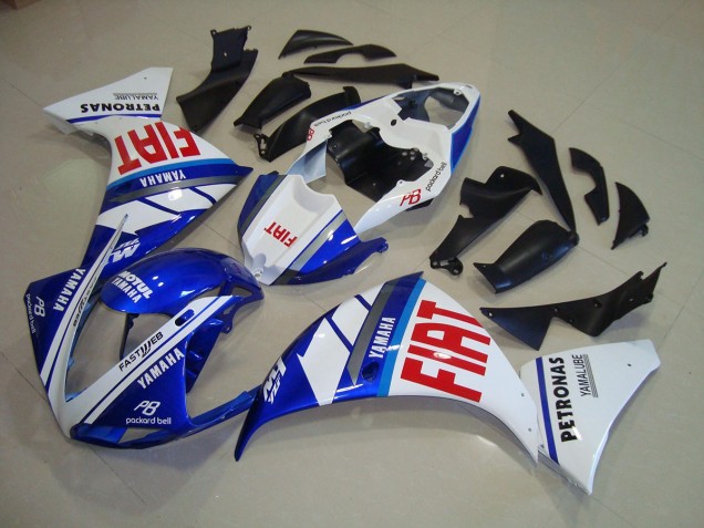 Carenado R1 2012-2014 - Azul Blanco Fiat