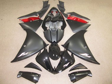 Carenado R1 2012-2014 - Negro Blanco Calcomanía