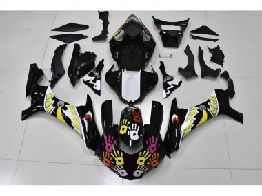 Carenado R1 2015-2019 - Negro Blanco