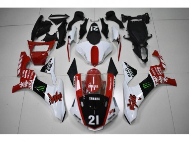 Carenado R1 2015-2019 - Rojo Negro 21