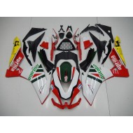 Carenado RSV4 2009-2015 - Blanco Rojo Alitalia
