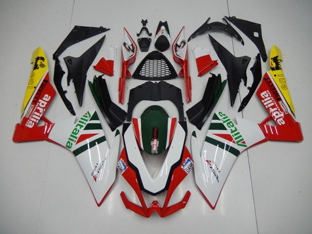 Carenado RSV4 2009-2015 - Blanco Rojo Alitalia Carenado RSV4 2009-2015 - Blanco Rojo Alitalia
