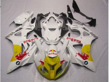 Carenado S1000RR 2009-2014 - Amarillo Blanco RedBull