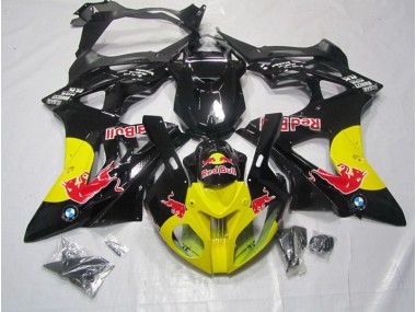 Carenado S1000RR 2009-2014 - Amarillo Negro RedBull