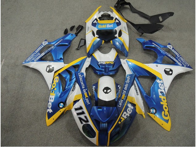 Carenado S1000RR 2009-2014 - Blanco Azul GoldBet 112 Carenado S1000RR 2009-2014 - Blanco Azul GoldBet 112