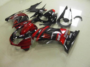 Carenado ZX 250R 2008-2012 - Caramelo Rojo Monster