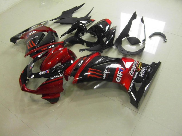 Carenado ZX 250R 2008-2012 - Caramelo Rojo Monster