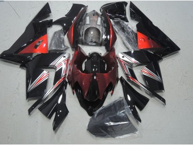 Carenado ZX10R 2003-2005 - Negro Rojo