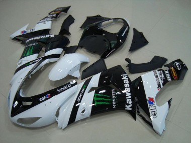Carenado ZX10R 2006-2007 - Blanco Monster