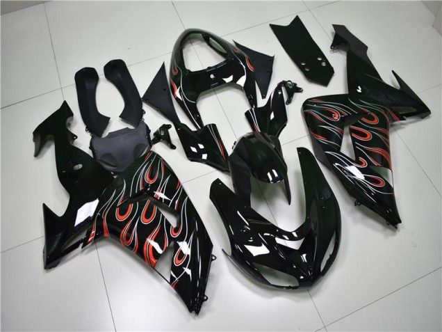 Carenado ZX10R 2006-2007 - Negro Gris Rojo Carenado ZX10R 2006-2007 - Negro Gris Rojo