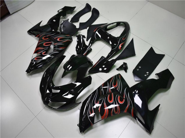 Carenado ZX10R 2006-2007 - Negro Gris Rojo Carenado ZX10R 2006-2007 - Negro Gris Rojo