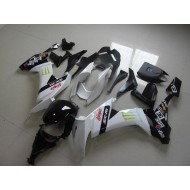 Carenado ZX10R 2008-2010 - Blanco Monster