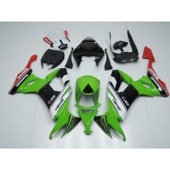 Carenado ZX10R 2008-2010 - Blanco Negro & Verde