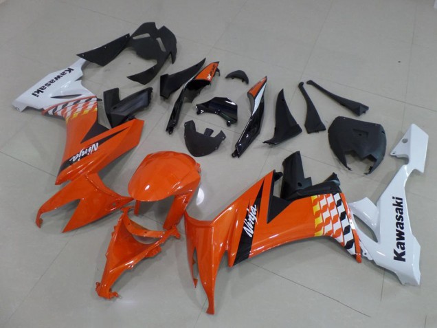 Carenado ZX10R 2008-2010 - Naranja & Blanco Carenado ZX10R 2008-2010 - Naranja & Blanco