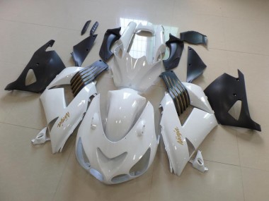 Carenado ZX14R ZZR 1400 2006-2011 - Blanco & Negro Mate