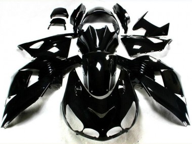 Carenado ZX14R ZZR 1400 2006-2011 - Brillante Negro