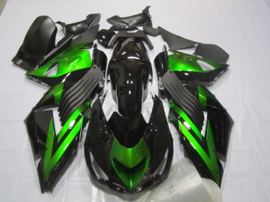 Carenado ZX14R ZZR 1400 2006-2011 - Negro Verde