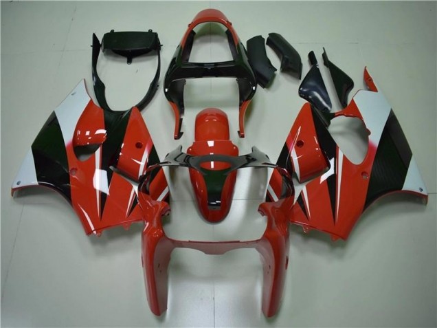 Carenado ZX6R 2000-2002 - Rojo Negro Blanco Carenado ZX6R 2000-2002 - Rojo Negro Blanco