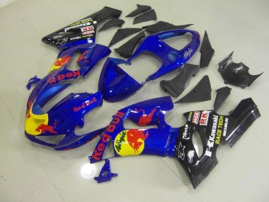 Carenado ZX6R 2005-2006 - Azul Red Bull