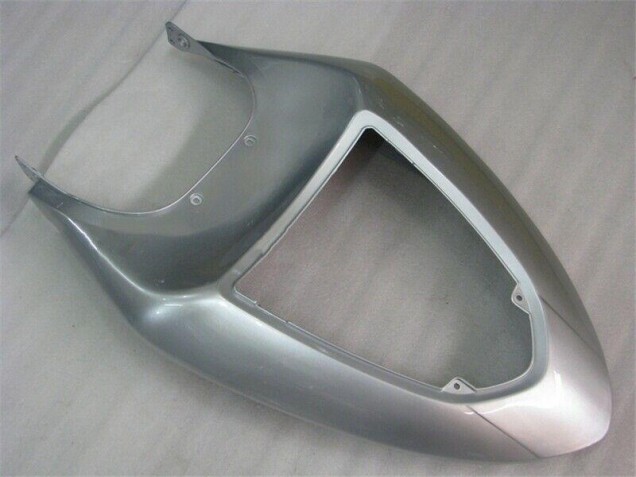 Carenado ZX6R 2005-2006 - Plata Rojo Llamas Carenado ZX6R 2005-2006 - Plata Rojo Llamas