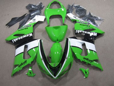Carenado ZX6R 2005-2006 - Verde Blanco Negro Ninja 636
