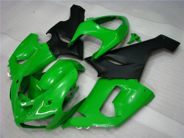 Carenado ZX6R 2005-2006 - Verde Negro Mate
