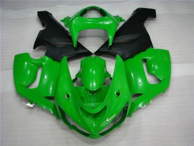 Carenado ZX6R 2005-2006 - Verde Negro Mate