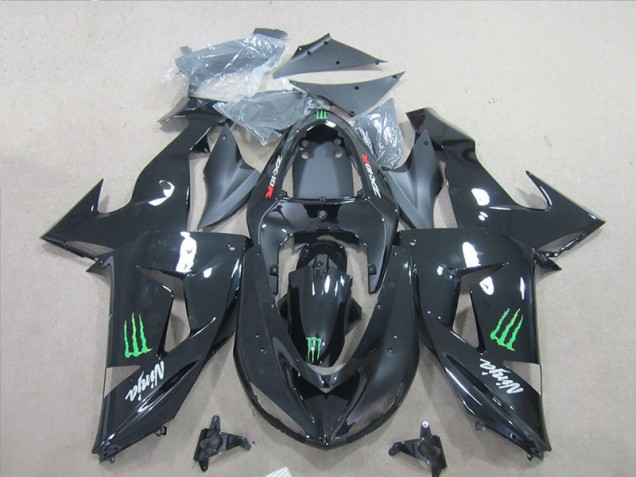 Carenado ZX6R 2007-2008 - Negro Ninja Verde Monster Carenado ZX6R 2007-2008 - Negro Ninja Verde Monster