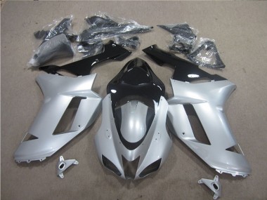 Carenado ZX6R 2007-2008 - Plata Negro