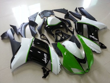 Carenado ZX6R 2007-2008 - Verde Negro Blanco