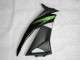 Carenado ZX6R 2009-2012 - Negro Verde 636 Carenado ZX6R 2009-2012 - Negro Verde 636