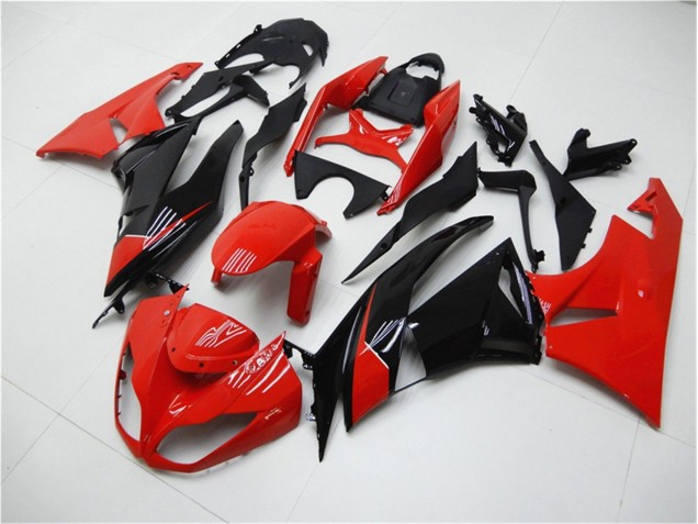 Carenado ZX6R 2009-2012 - Rojo Negro