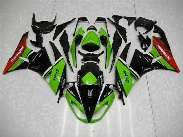 Carenado ZX6R 2009-2012 - Verde Negro Rojo