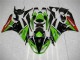 Carenado ZX6R 2009-2012 - Verde Negro Rojo