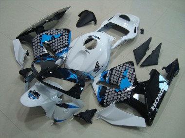 Carenados CBR 600 RR 2003-2004 - Blanco Negro Azul