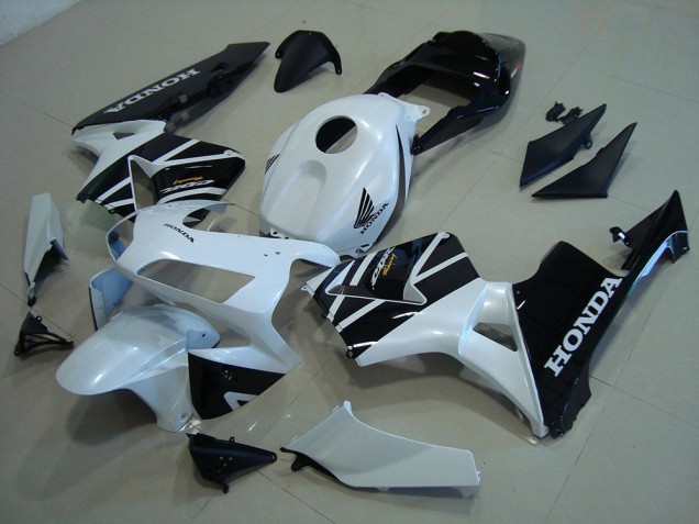 Carenados CBR 600 RR 2003-2004 - Blanco Negro Carenados CBR 600 RR 2003-2004 - Blanco Negro