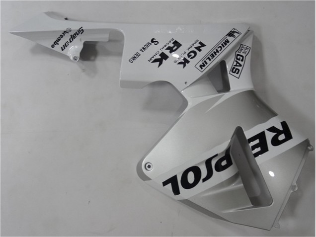 Carenados CBR 600 RR 2003-2004 - Plata Blanco Negro Repsol Carenados CBR 600 RR 2003-2004 - Plata Blanco Negro Repsol