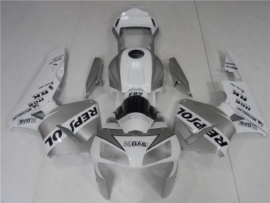 Carenados CBR 600 RR 2003-2004 - Plata Blanco Negro Repsol