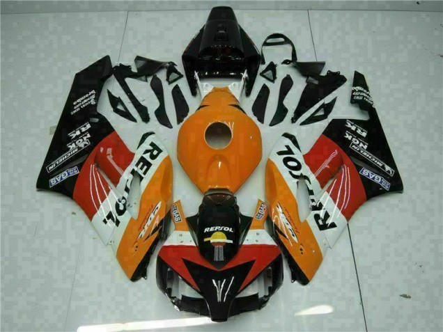 Carrocería CBR 1000 RR 2004-2005 - Naranja Negro Repsol Carrocería CBR 1000 RR 2004-2005 - Naranja Negro Repsol