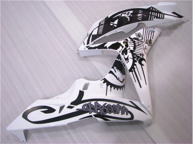 Carrocería CBR 600 RR 2007-2008 - Negro Blanco Carrocería CBR 600 RR 2007-2008 - Negro Blanco