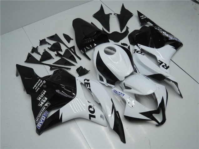 Carrocería CBR 600 RR 2009-2012 - Blanco Negro Carrocería CBR 600 RR 2009-2012 - Blanco Negro