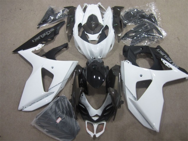 Carrocería GSXR 1000 K9 2009-2016 - Blanco Negro Carrocería GSXR 1000 K9 2009-2016 - Blanco Negro