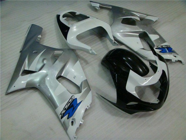 Carrocería GSXR 600 / 750 K1 K2 K3 2001-2003 - Plata Negro Carrocería GSXR 600 / 750 K1 K2 K3 2001-2003 - Plata Negro