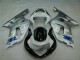 Carrocería GSXR 600 / 750 K1 K2 K3 2001-2003 - Plata Negro Carrocería GSXR 600 / 750 K1 K2 K3 2001-2003 - Plata Negro