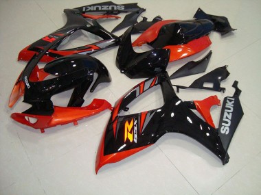 Carrocería GSXR 750 K6 2006-2007 - Negro Rojo