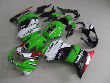 Carrocería ZX 250R 2008-2012 - Verde Blanco Negro